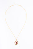 Antique Style Bi-Enamelled Gold Plated Sterling Silver Pendant