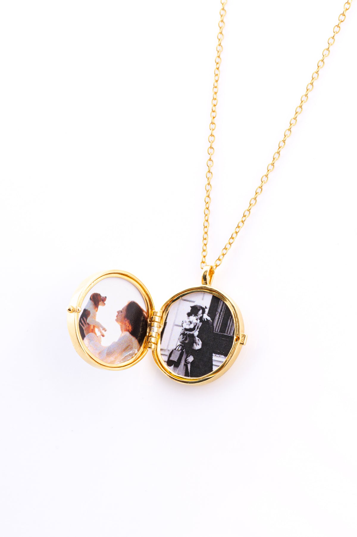 Azure North Gold Plated Sterling Silver Locket Pendant with Chain