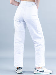 White Cargo Jeans