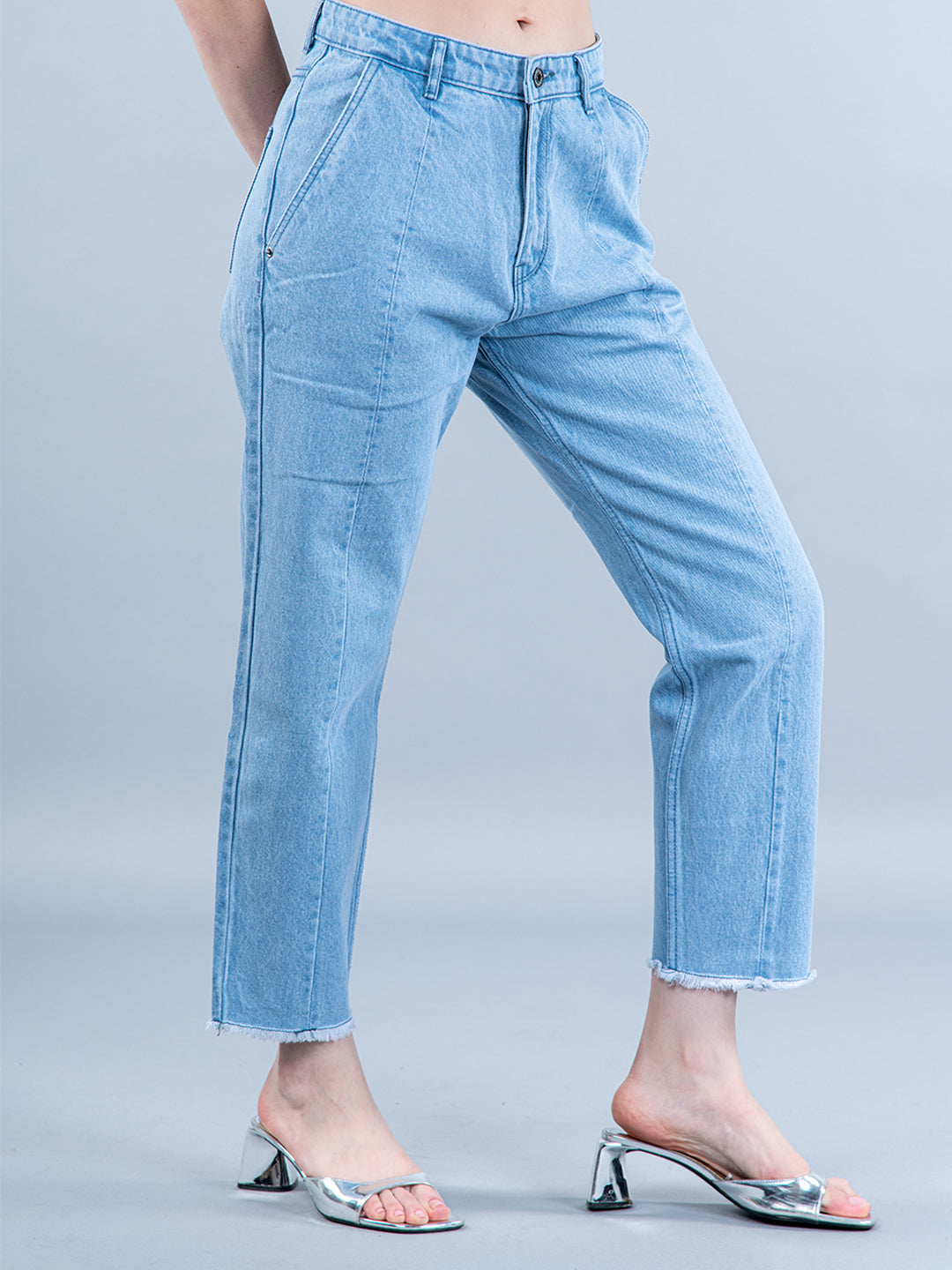 Verdant Light Blue Baggy-fit Jeans