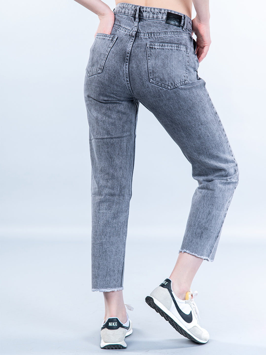 Grey Baggy-fit Jeans
