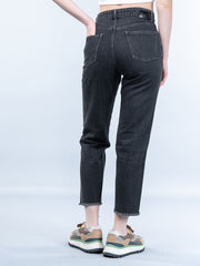 Raw Black Baggy-fit Jeans