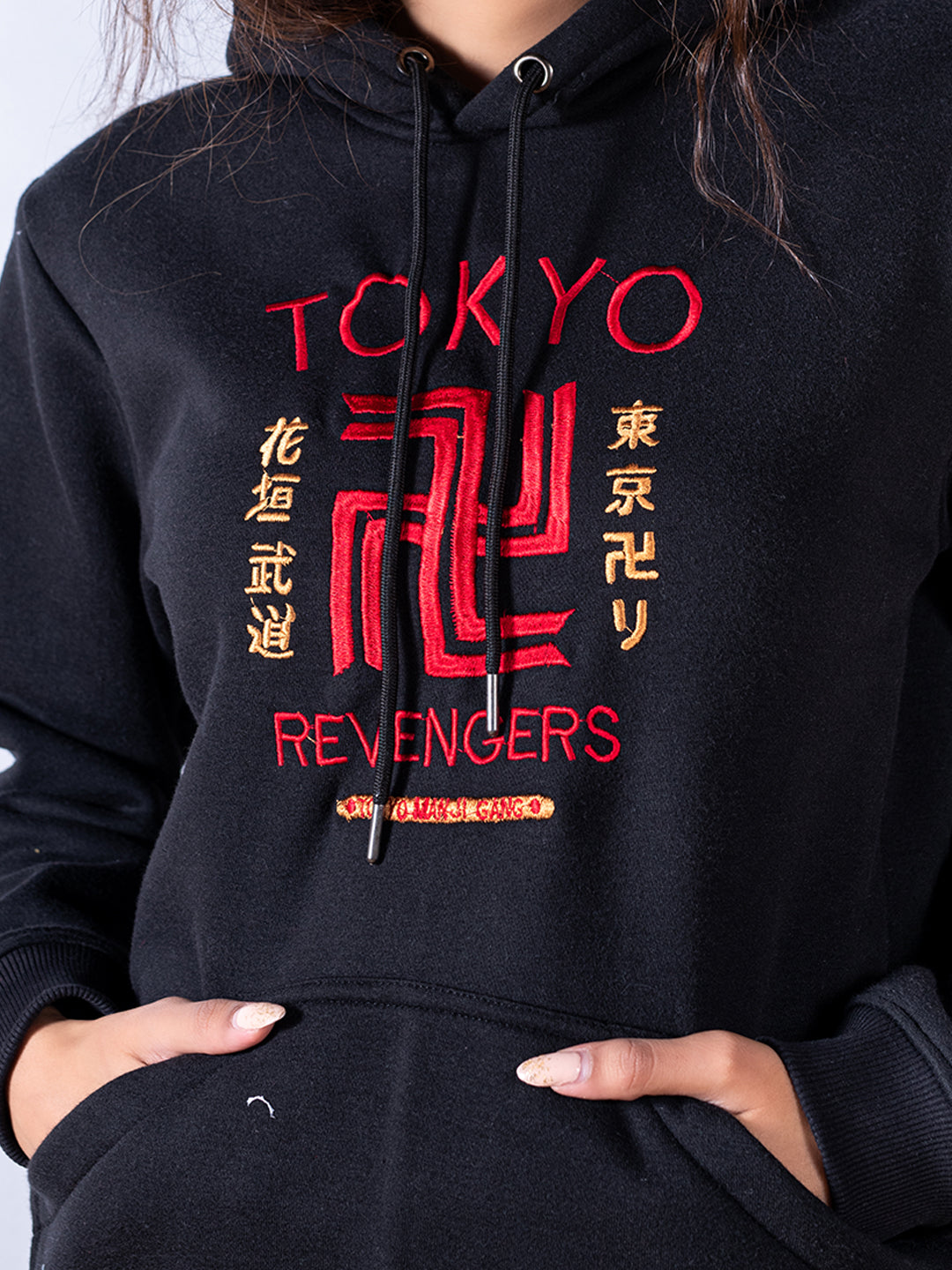 Black Tokyo Manji Revengers Hoodie