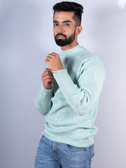 Green Color Turtle Neck Sweater