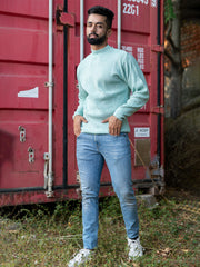 Green Color Turtle Neck Sweater