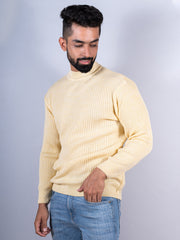 Yellow Color Turtle Neck Sweater