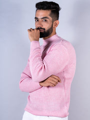 Light Pink Color Turtle Neck Sweater