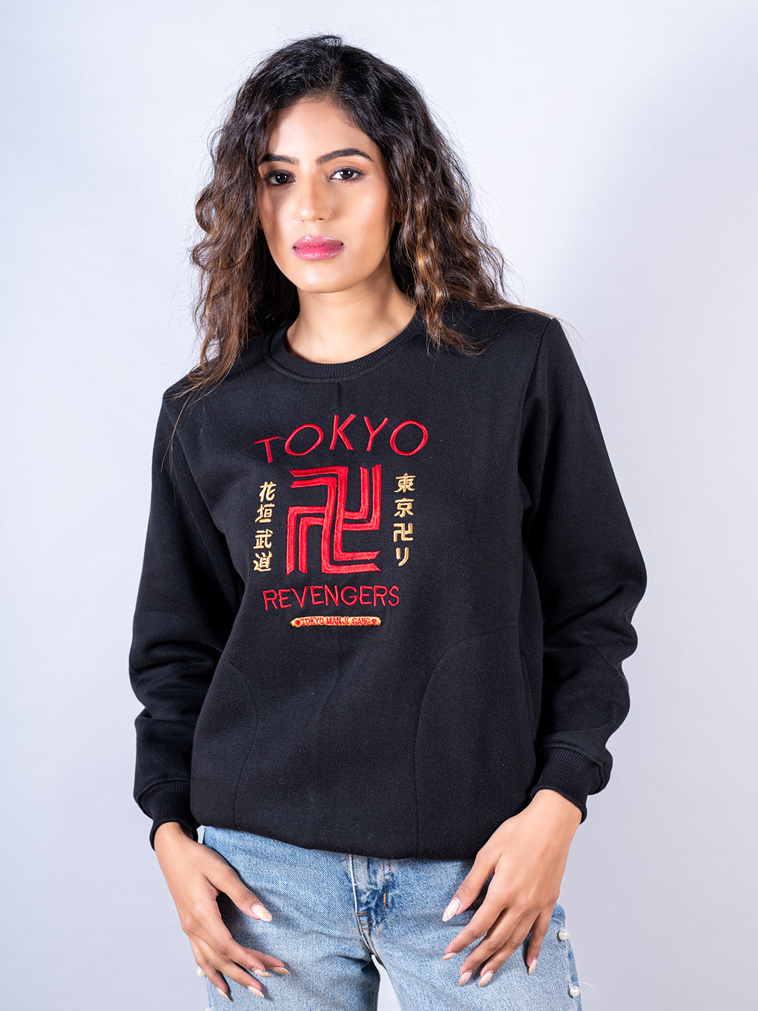 Black Tokyo Manji Revengers  Sweatshirt